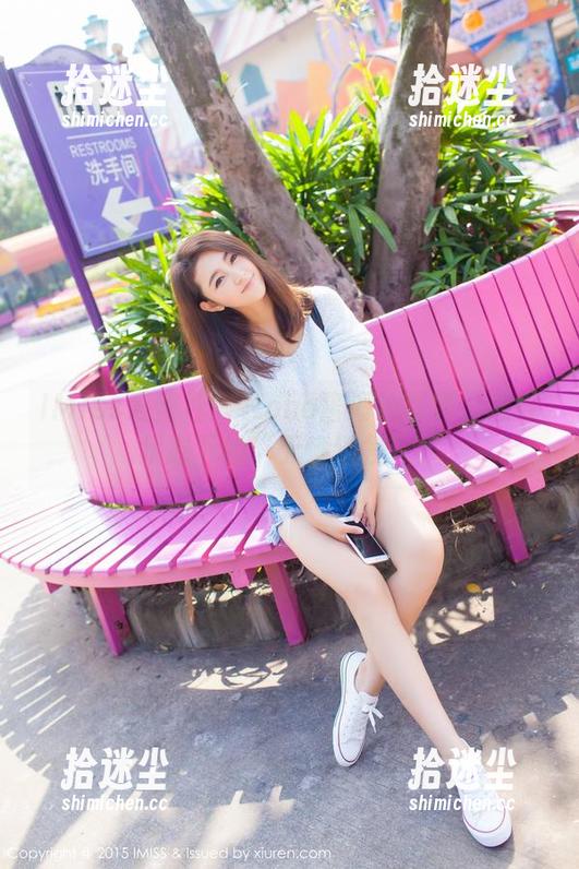 IMiss爱蜜社 - Nono酱海边写真：在线状态下的“无意透视”！