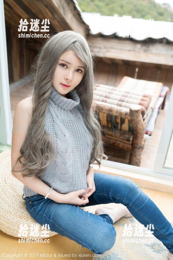 MiStar魅妍社 - 有时候觉得小沫琳的私拍美脚资源真有一种魔力，像是会偷走我的注意力。