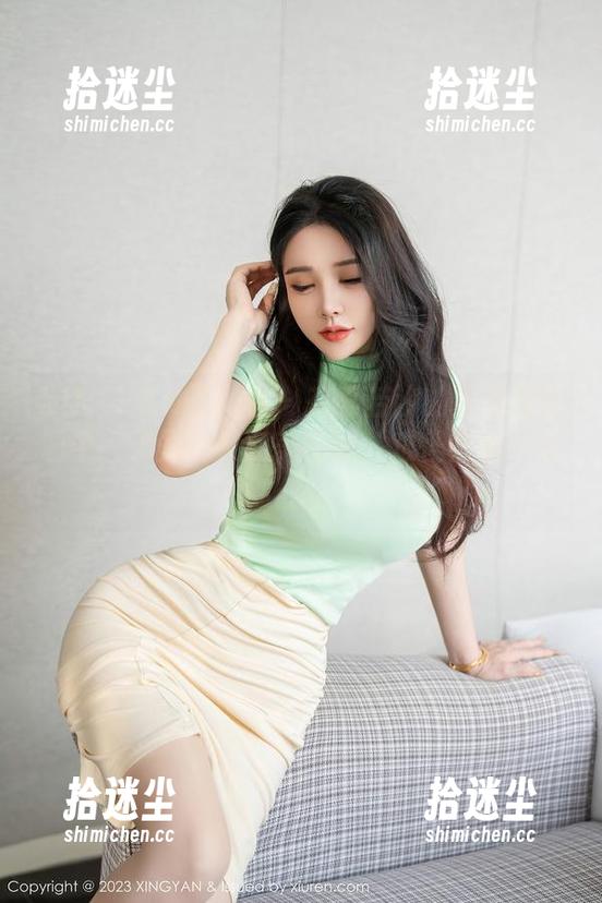 XINGYAN星颜社 - 在李若汐的双马尾套图中，无圣光被完美诠释，难怪再看一遍都心动。