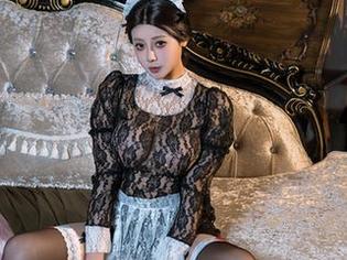 云溪溪的双人女仆套图，小时候的梦想加速实现……不不，冲吧，别问结果！