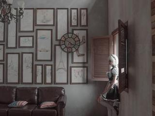 爱老师_PhD的透明女仆新高度，cos原图让人忍不住想多看一眼！